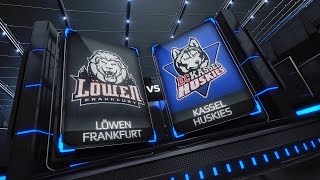 DEL2 Highlights  Playoffs HF Spiel 3  Löwen Frankfurt vs Kassel Huskies [upl. by Airdnekal]