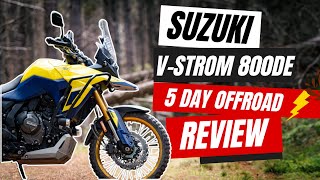 5 days offroad on the Suzuki VStrom 800DE [upl. by Leimad]