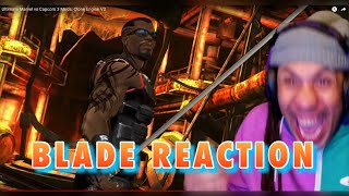 Blade finally makes it into Marvel vs Capcom Reaction [upl. by Daraj]