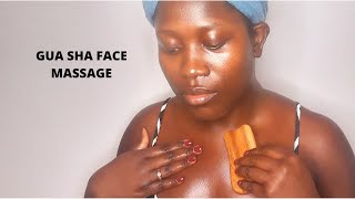 AUTO MASSAGE VISAGE  COMMENT BIEN UTILISER LE GUA SHA MADEROTHERAPIE [upl. by Audras]