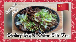 Sizzling Beef amp Onion Stir Fry [upl. by Gusti655]