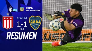 Estudiantes de la Plata 11 31 Boca Juniors  CopaLPF  Resumen  Cuartos de final [upl. by Shugart]