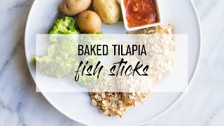 Baked Tilapia Fish Sticks [upl. by Danella]