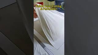 Fabric Laser Cutting amp Perforation No Frayed Edgeslasertechnology precisioncraftsmanship [upl. by Savil257]