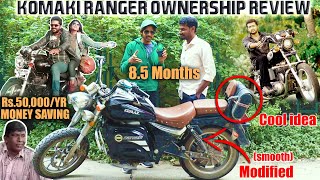 Electric Avenger Ownership Review  Komaki Ranger Open Talk 85 Months Use Experience  Good or Bad [upl. by Nollat385]