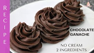 CHOCOLATE GANACHE RECIPE NO HEAVY CREAM  Easy Water Ganache Recipe [upl. by Gae291]