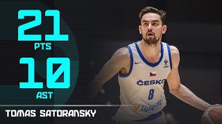 Tomas Satoransky 21 PTS  Top Performer  FIBA EuroBasket 2025 Qualifiers [upl. by Sacken]