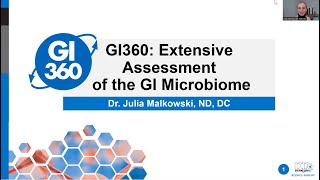 GI360  Extensive Assessment of the GI Microbiome with Julia Malkowski ND DC [upl. by Elreath640]