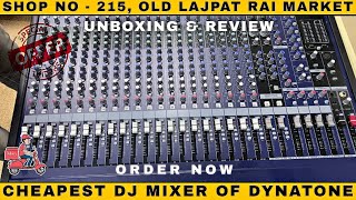 Unboxing My New Dj Mixer full review DYNATONE djmix mixers [upl. by Orth]