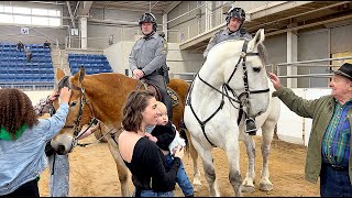 Pennsylvania State Police Mounted Patrol Unit at the Pa Farm Show 2024 [upl. by Ahseki]