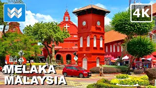 4K Melaka City Malacca Malaysia 🇲🇾 Jonker Street Chinatown Walking Tour Vlog amp Travel Guide [upl. by Nima493]