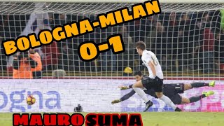 Mauro Suma impazzisce al gol di Pasalic all89 in BolognaMilan [upl. by Layla674]