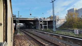 DeutschPolnischer Nostalgiezug nach StettinSzczecin PL Höhe Bahnhof Friedrichsfelde Unbearbeitet [upl. by Lavina]