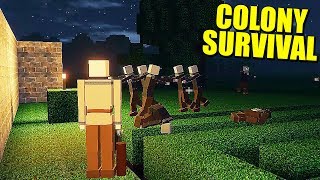 COLONY SURVIVAL  DEMASIADOS ZOMBIES MODO HARD [upl. by Darnoc]