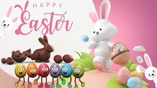 Hop and Bop with Easter Eggs Dance Party [upl. by Orwin301]