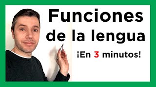 FUNCIONES DEL LENGUAJE 💥 Explicación fácil y rápida [upl. by Tnilf]