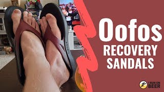 Oofos Recovery Footwear Review  Ooriginal Sports Sandal [upl. by Ruiz463]