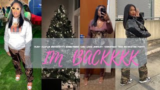 IM BACK  CLAFLIN UNIVERSITY HOMECOMING  ANA LUISA  MY CHRISTMAS TREE REVEAL [upl. by Margy]