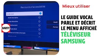 Activer ou désactiver le guide vocale sur un téléviseur Samsung [upl. by Olinad324]