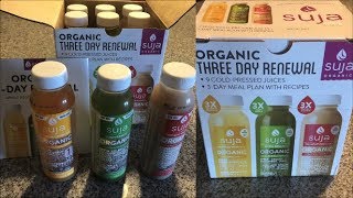 SUJA Juice Detoxification  3 Day Juice Meal Plan [upl. by Thomasa]