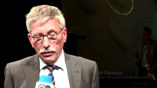 Thilo Sarrazin quotEuropa braucht den Euro nichtquot [upl. by Mchail]