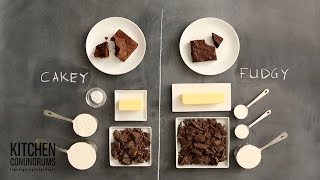 The Science Behind the Perfect Brownie  Kitchen Conundrums with Thomas Joseph [upl. by Aidul]