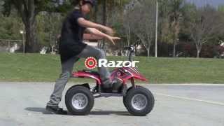 Razor Dirt Quad Ride Video [upl. by Ahsocin869]