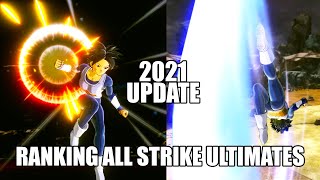 RANKING ALL STRIKE ULTIMATES BY DAMAGE FROM WEAKEST TO STRONGEST IN XENOVERSE 2  AFTER DLC 12 [upl. by Auqinot]