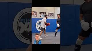 Mike Perry sparring Lyoto Machida [upl. by Anned815]