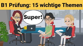 Mündliche Prüfung Deutsch B1  Gemeinsam etwas planenDialog  15 wichtige Themen  sprechen Teil 3 [upl. by Gladstone723]