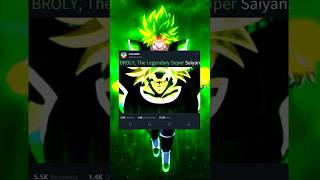 Broly goku shortsfeed anime shorts dbs dbz broly [upl. by Emma]