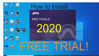 How to install Pro Tools 2020 Windows 10 [upl. by Sixel]