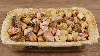 Tarte au saumon simple et très savoureuse [upl. by Alessandra]