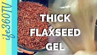 How To Make THICKEST Flaxseed Gel EVER  Natural Hair [upl. by Melesa]