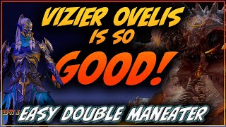 Vizier is SO Good Breaking Down Easy Double Maneater Unkillable  Raid Shadow Legends [upl. by Denny]