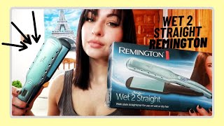 Probando la PLANCHA quot WET 2 STRAIGHTquot de REMINGTON🥰 [upl. by Shelbi]