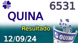 Resultado da Quina 6531  quina conc6531 [upl. by Anaiviv927]