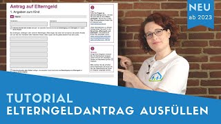 Elterngeldantrag ausfüllen  Das Formular für fast alle Bundesländer [upl. by Aihselat471]