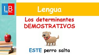 Determinantes DEMOSTRATIVOS ✔👩‍🏫 PRIMARIA [upl. by Kolodgie]