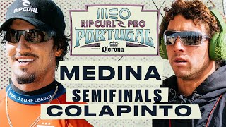 Gabriel Medina vs Griffin Colapinto  MEO Rip Curl Pro Portugal 2024  Semifinals [upl. by Aihsein]