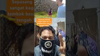 Sepasang kekasih menemukan tembok di reactionvideo shortsvideo shorts [upl. by Uwton]