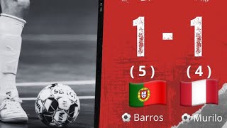 Portugal 5 1 x 1 4 Peru  Segundo jogo da copa recreio de futsal masculino [upl. by Farny]