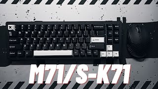 Xinmeng M71 Typing Test with KTT Chalks [upl. by Nowujalo309]