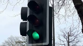 Pelican Crossing with PlesseySiemens Traffic Signals [upl. by Nivrem169]