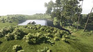 Unreal Nature Scene Timelapse  Archmodels for UE vol 4 [upl. by Anilegna288]