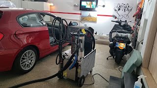 Curatare Injectie extractie Tapiterie Auto Interior Aspirator Aburi Bieffe CarWash 6bar Igienizare [upl. by Nmutua641]