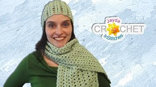 Ladies Lacy Scarf Crochet Pattern amp Tutorial  Split Shell Stitch [upl. by Uda]