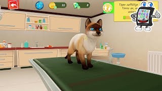 Pet World TIERKLINIK App deutsch  KÄTZCHEN VOLLER FLÖHE  Doktor Nina verarztet Streuner Katze [upl. by Nuahsal]