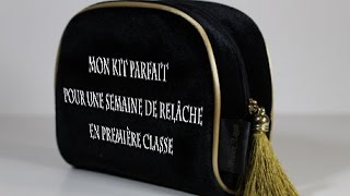 Mon kit parfait pour une semaine de relâche en première classe [upl. by Plank629]