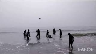 Ramapuram Beach lo Ma Sandhadi ⛱️ in Bapatla Dist [upl. by Rustin]